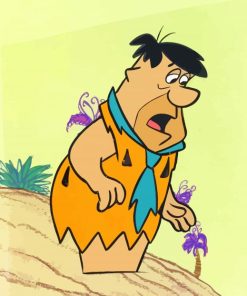 Fred Flintstone paint by number