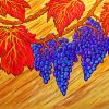 Grapevines Fruits Art paint by number