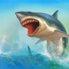 Jumping Shark Art paint by number