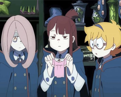 Little Witch Academia Characters Paint by number