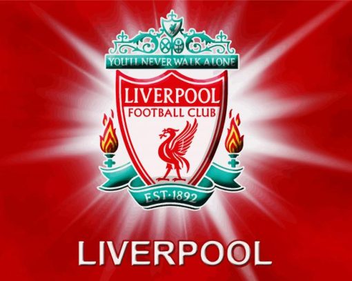Liverpool Football Emblem FC Logo paint by number