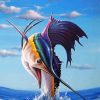 Marlin Fish paint by number