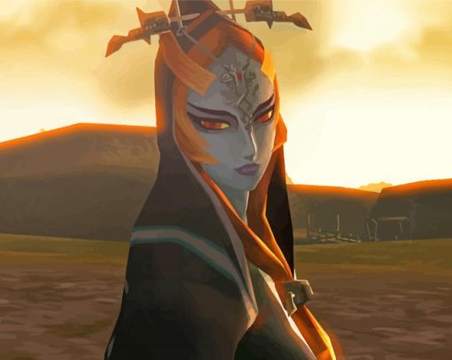 Midna The Legend Of Zelda paint by number