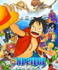 One Piece Mugiwara paint by number
