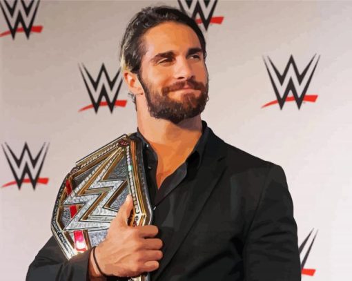 Seth Rollins Paint by number