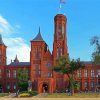 Smithsonian Castle paint by number