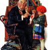 The Doll Norman Rockwell paint by number