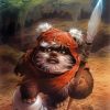 wicket Star Wars Character paint by number