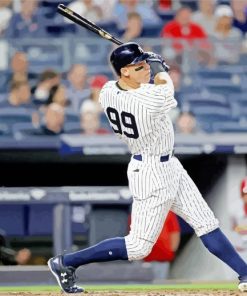 Aaron Judge Professional Baseball Player paint by number