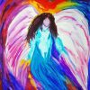 Abstract Angel paint by number