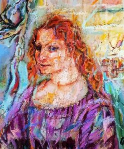 Alma Mahler By Oskar Kokoschka paint by number