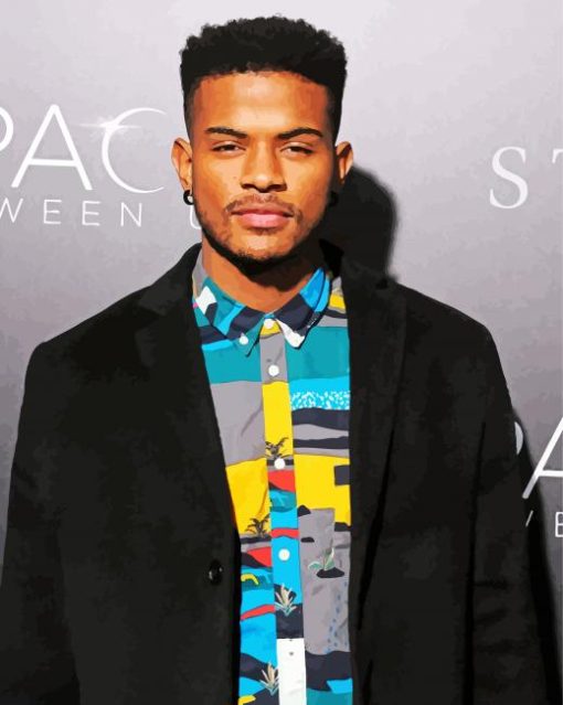 American Actor Trevor Jackson paint by number
