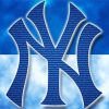 Baseball New York Yankees Emblem paint by number