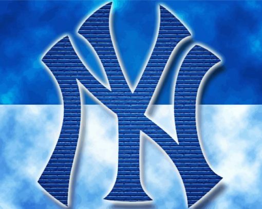 Baseball New York Yankees Emblem paint by number