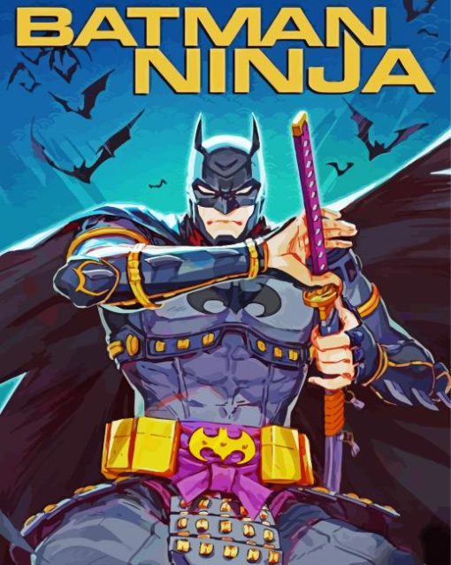 Batman Ninja Poster paint by number