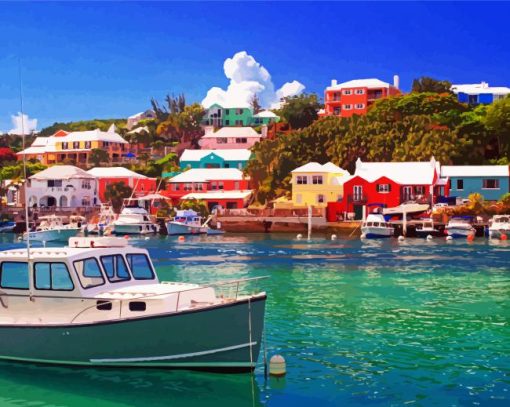 Bermuda Island paint by number