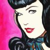 Bettie Page Art paint by number
