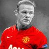 Black And White Wayne Rooney paint by number