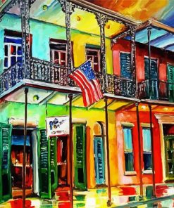 Bourbon Street paint by number