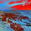 Bryce National Park View paint by number