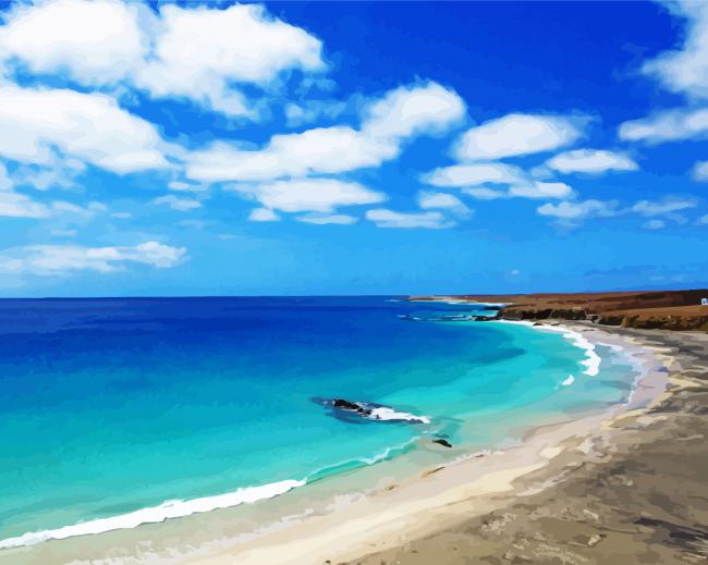 Cape Verde Island Paint by number
