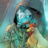 Cayde 6 And Chicken paint by number