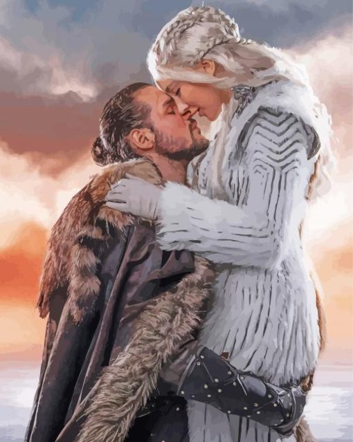 Daenerys And Jon Snow paint by number