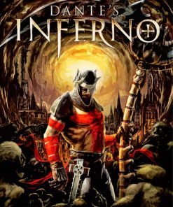 Dantes Inferno Anime Poster paint by number