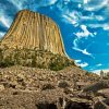 Devil Tower National Monument Wyoming paint by number