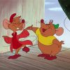 Disney Gus And Jaq Mice Dancing paint by number