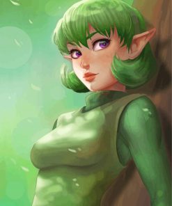 Elf Saria Legend Of Zelda Paint by number