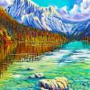 Emerald Lake Art paint by number