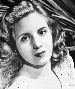 Eva Peron paint by number