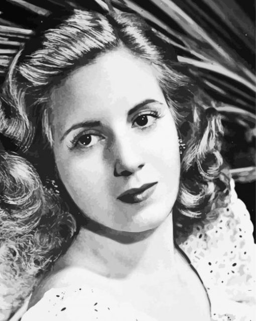 Eva Peron paint by number