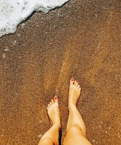 Feet In The Sea paint by number