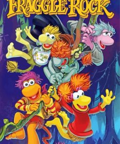 Fraggle Rock Animated Serie Poster paint by number