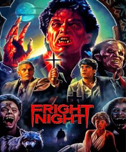 Fright Night paint by number
