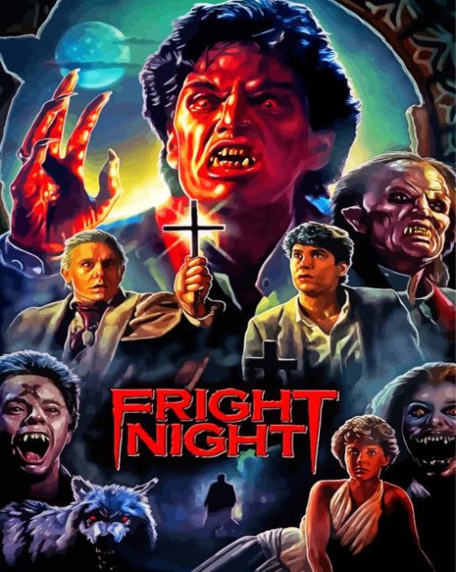Fright Night paint by number