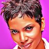 Halle Berry paint by number