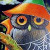 Halloween Owl paint by number