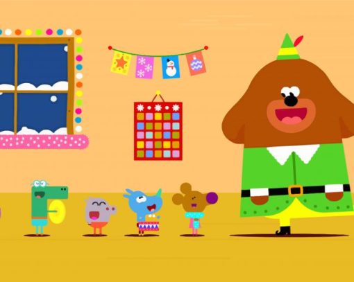 Hey Duggee Dvd Art Paint by number