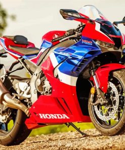 Honda Fireblade paint by number