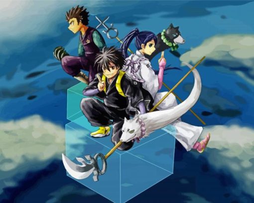 Kekkaishi Characters paint by number