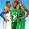 Kevin Garnett Celtics paint by number