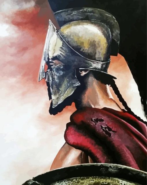 King Leonidas paint by number