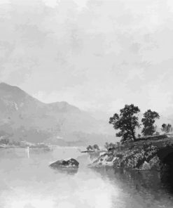 Lake George New York By John Frederick Kensett paint by number