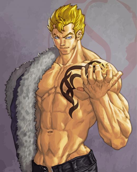 Laxus Dreyar Art paint by number