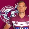Manly NRL paint by number