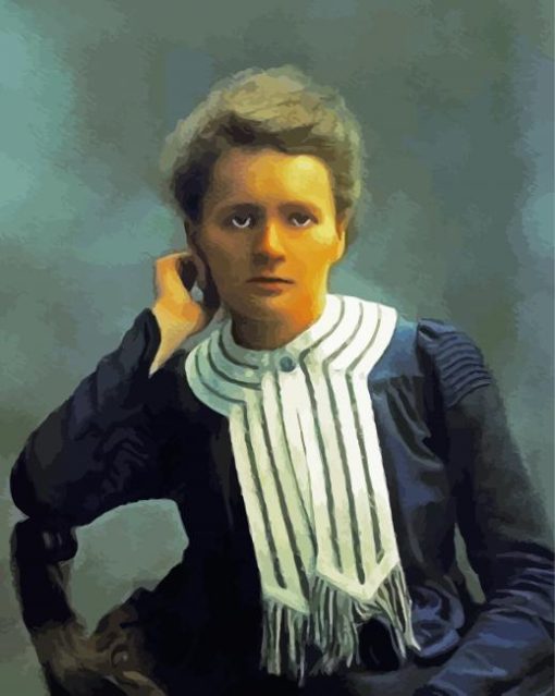 Marie Curie Portrait paint by number