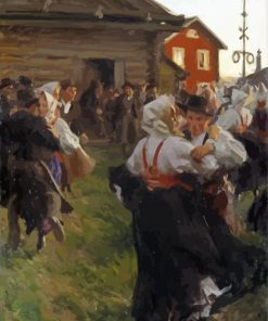Midsummer Dance By Zorn paint by number
